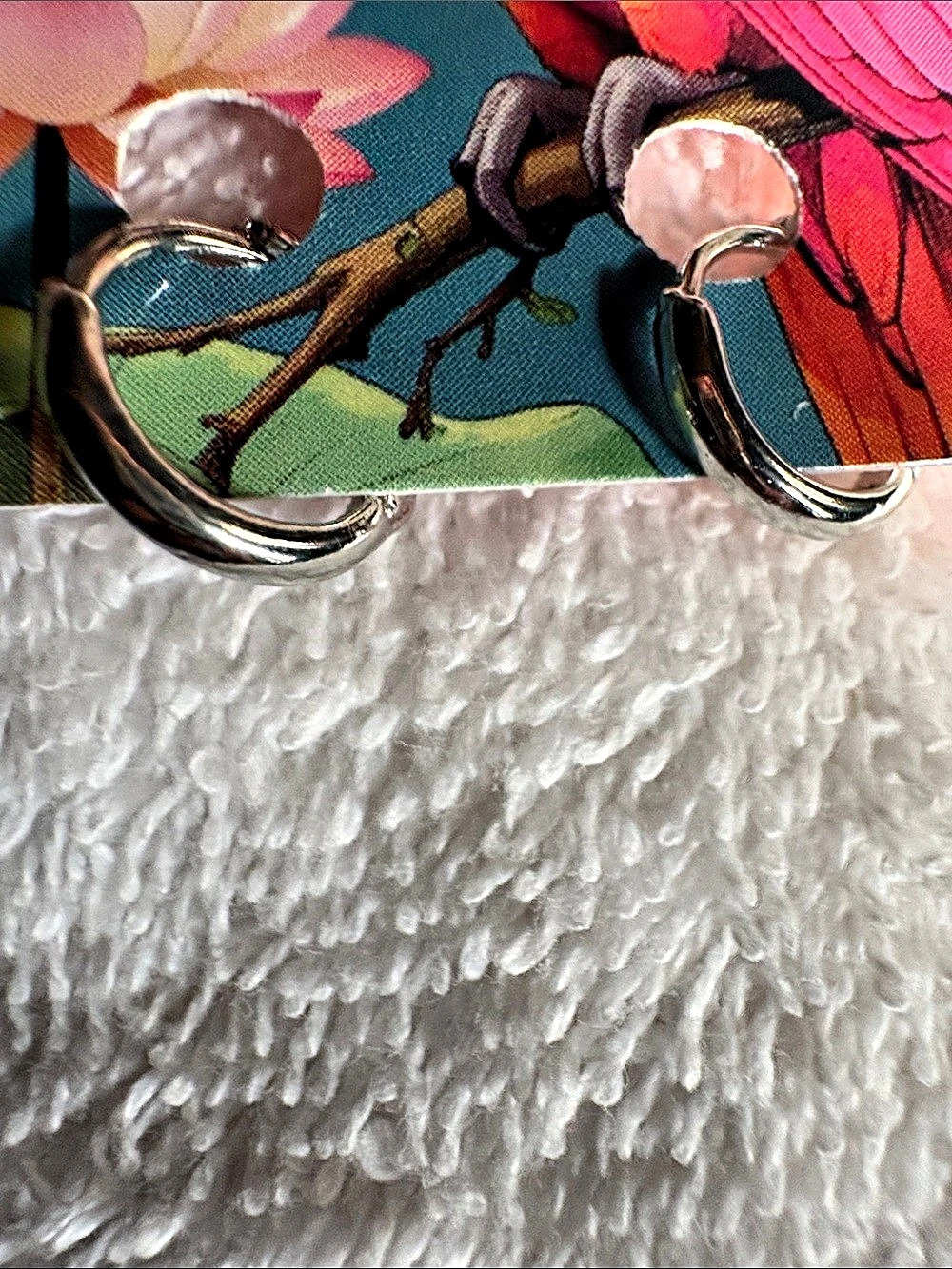 Silver small Hoop Earrings